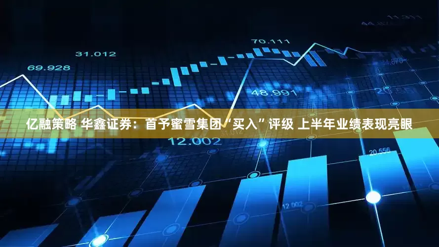 亿融策略 华鑫证券：首予蜜雪集团“买入”评级 上半年业绩表现亮眼